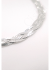 Seléné Silver - fonott ezüst nyaklánc