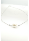 Italian Pearl III - gyöngy medálos ezüst nyaklánc