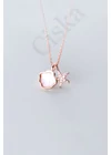 Summer Time - kagyló és tengericsillag rose gold nyaklánc