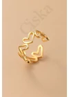 Hearts Ring - szív ezüst gyűrű