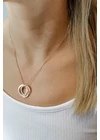 Winner - rose gold karika medálos ezüst nyaklánc
