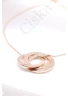 Winner - rose gold karika medálos ezüst nyaklánc