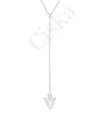Silver Arrow Drop – Letisztult ezüst Y nyaklánc