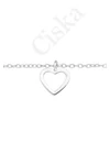 Heart Essence – Letisztult szív charm karkötő