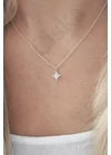 North Star Glow – Csillag formájú cirkóniás ezüst nyaklánc