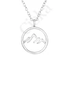 Still Peaks – Minimal hegy motívumos ezüst nyaklánc