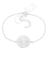Harmony Bloom – Mandala mintás ezüst karkötő