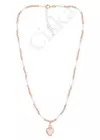 Benedetta - rosegold ezüst nyaklánc