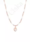 Benedetta - rosegold ezüst nyaklánc