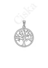 Selene Tree of Life - ezüst életfa nyaklánc cirkóniával