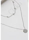 Boho I. - choker dupla ezüst nyaklánc