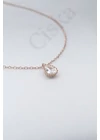 Drop Rose - csepp medál rose gold nyaklánc
