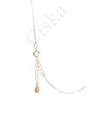 White Star Rose - csillag rose gold nyaklánc