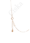 White Star Rose - csillag rose gold nyaklánc