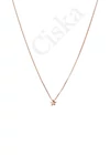 White Star Rose - csillag rose gold nyaklánc