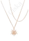 Snowflake Beauty - hópehely rose gold nyaklánc