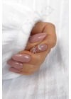 Hazel - rose gold cirkónia fülbevaló