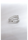 Ramo - faág női ezüst gyűrű