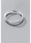 Zuri - duplaszálú női ezüst gyűrű