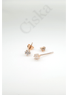 Miracle Rose - rose gold csillag fülbevaló