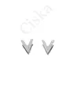 Vavian - V alakú ezüst fülbevaló