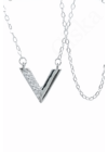 Vavian - V alakú ezüst nyaklánc