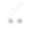 Dandelion - ezüst pitypang fülbevaló