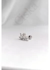 Single - egydarabos ezüst fülbevaló