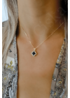 Eshal Gold - négylevelű lóhere aranyozott ezüst nyaklánc