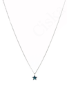 Alhena - kék csillag ezüst nyaklánc