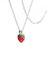 Strawberry Red - eper ezüst nyaklánc
