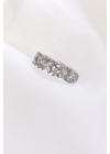Aster - köves ezüst gyűrű