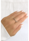 Clove - szív állítható ezüst gyűrű