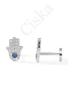 Nitti - Hamsa - Fatima keze ezüst piercing