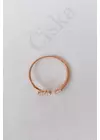 Flower - cirkóniaköves rosegold ezüst állítható gyűrű