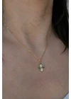Clover Gold - lóhere aranyozott ezüst nyaklánc