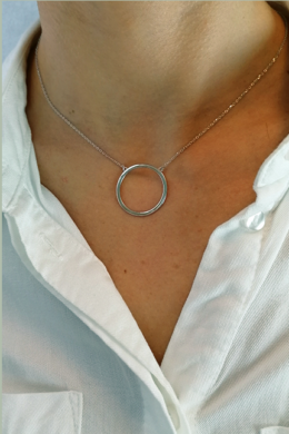 Circle-Ring - ezüst nyaklánc