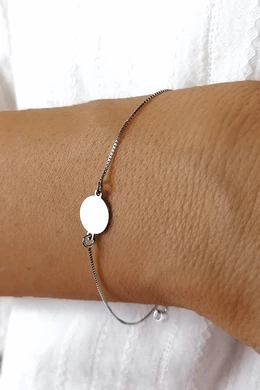 Minimalista Kör Medálos Olasz Karkötő