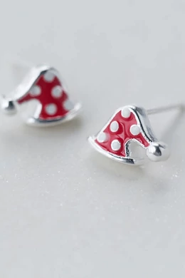 Karácsonyi Manósapka Ezüst Fülbevaló. - CISKA JEWELLERY