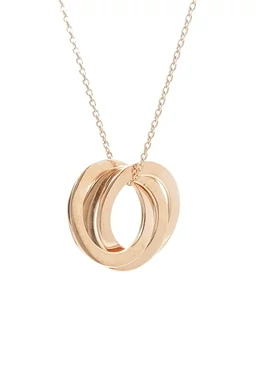 Minimalista rose gold ezüst nyaklánc