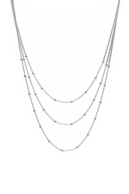 Három szálú olasz ezüst nyaklánc