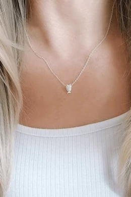 Ezüst bagoly nyaklánc – részletgazdag, apró bagoly medál 925 sterling ezüstből