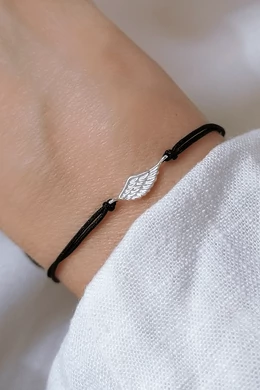 Ezüst szárny zsinórkarkötő – elegáns és állítható ékszer