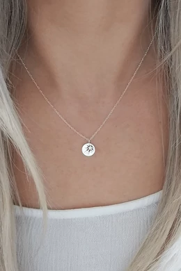Csillag ezüst nyaklánc cirkóniával | Elegáns ékszer