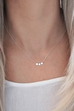 Háromcsillagos ezüst nyaklánc | Minimal ékszer