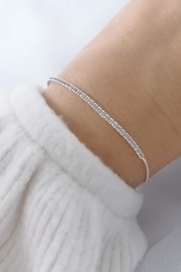 Radiant Line cirkóniaköves ezüst karkötő – Elegáns női ékszer
