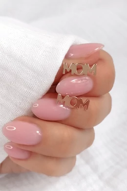 Anya Feliratú Rose Gold Fülbevaló