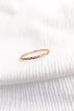 Rose Gold Kombinálható Ezüst Gyűrű- CISKA JEWELLERY