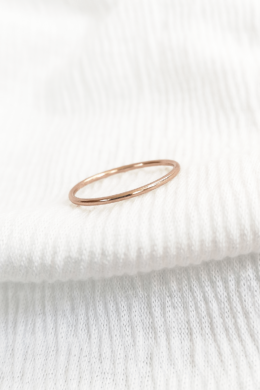 Rose Gold Kombinálható Ezüstgyűrű