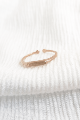 Rose Gold Állítható ezüst gyűrű